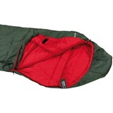 High Peak Black Arrow ECO, Sacco a pelo verde scuro/Rosso