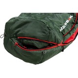 High Peak Black Arrow ECO, Sacco a pelo verde scuro/Rosso