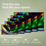 Hisense 85UR8DS RGB MiniLED, Televisore LED Nero/grigio scuro