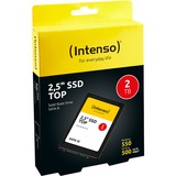 Intenso 3812470 drives allo stato solido 2.5" 2000 GB SATA Nero, 2000 GB, 2.5", 550 MB/s, 6 Gbit/s