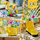 LEGO Creator 31149 3in1 Innaffiatoio con Fiori Finti Trasformabile in Stivale o in 2 Uccelli con Trespolo, Giochi per Bambini 8+, Giochi di costruzione Giochi per Bambini 8+, Set da costruzione, 8 anno/i, Plastica, 420 pz, 580 g