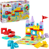 LEGO DUPLO 10450 Gioco al Castello con Salterello, Set con 3 Animali Giocattolo, Castello e Gioco da Tavolo per Bambini da 3+, Giochi di costruzione Set con 3 Animali Giocattolo, Castello e Gioco da Tavolo per Bambini da 3+, Set da costruzione, 3 anno/i, Plastica, 47 pz, 1,03 kg