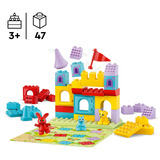 LEGO DUPLO Gioco al castello con Salterello, Giochi di costruzione Set da costruzione, 3 anno/i, Plastica, 47 pz, 1,03 kg