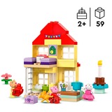 LEGO DUPLO La casa del compleanno di Peppa Pig, Giochi di costruzione Set da costruzione, 2 anno/i, Plastica, 59 pz, 840 g