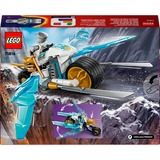 LEGO NINJAGO Moto di ghiaccio di Zane, Giochi di costruzione Set da costruzione, 7 anno/i, Plastica, 84 pz, 153 g