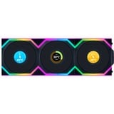 Lian Li UNI FAN SL120 LCD Wireless, Ventola Nero