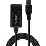 Lindy 43155 cavo USB 5 m USB 3.2 Gen 1 (3.1 Gen 1) USB A Nero Nero, 5 m, USB A, USB A, USB 3.2 Gen 1 (3.1 Gen 1), 5000 Mbit/s, Nero
