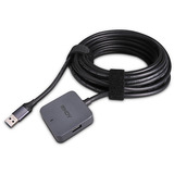 Lindy Hub USB 3.0 a 4 porte grigio/Nero