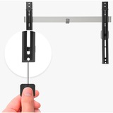 One for all WM 6621 Supporto TV a parete 2,29 m (90") Nero, Grigio Nero, 101,6 cm (40"), 2,29 m (90"), 200 x 200 mm, 600 x 400 mm, 0 - 15°, Nero, Grigio