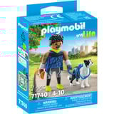 PLAYMOBIL My Life Jogger con Border Collie, Giochi di costruzione 