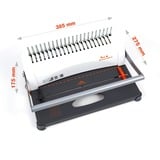 Peach PB200-30 350 fogli Nero, Grigio, Macchina obbligatoria 350 fogli, Nero, Grigio