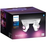Philips Hue White & Color Ambiance Argenta 4 faretti, Luce LED bianco