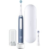 Procter & Gamble iO My Way Adolescenti Spazzolino a vibrazione Blu, Spazzolino da denti elettrico grigio/Bianco, Adolescenti, Spazzolino a vibrazione, Cura quotidiana, Sensibile, Super sensitive, Sbiancante, Blu, 10 anno/i, Batteria