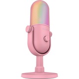 Razer Seiren V3 Chroma Quartz, Microfono rosa