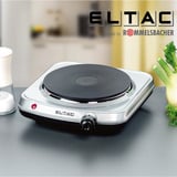 Rommelsbacher Piastra di cottura singola ELTAC EK 18, Piastra riscaldante argento/Nero