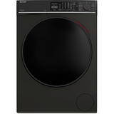SHARP 10841989, Lavatrice Nero (opaco)