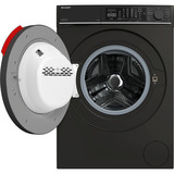 SHARP 10841989, Lavatrice Nero (opaco)