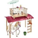 Schleich HORSE CLUB Caravan for secret club meetings, Gioco figura Fattoria, 5 anno/i, Multicolore