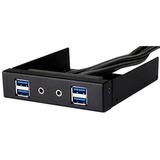 SilverStone FP32-E scheda di interfaccia e adattatore Interno USB 3.2 Gen 1 (3.1 Gen 1) Nero, Parallelo, USB 3.2 Gen 1 (3.1 Gen 1), Audio in, Auoio out, Nero, 101,6 mm, 120 mm