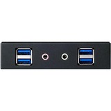 SilverStone FP32-E scheda di interfaccia e adattatore Interno USB 3.2 Gen 1 (3.1 Gen 1) Nero, Parallelo, USB 3.2 Gen 1 (3.1 Gen 1), Audio in, Auoio out, Nero, 101,6 mm, 120 mm