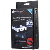 SilverStone FP32-E scheda di interfaccia e adattatore Interno USB 3.2 Gen 1 (3.1 Gen 1) Nero, Parallelo, USB 3.2 Gen 1 (3.1 Gen 1), Audio in, Auoio out, Nero, 101,6 mm, 120 mm