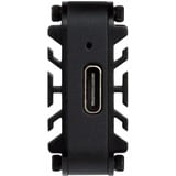 SilverStone MS12 Box esterno SSD Nero M.2, Disk enclosure Nero, Box esterno SSD, M.2, PCI Express 3.0, Serial Attached SCSI, 20 Gbit/s, Collegamento del dispositivo USB, Nero