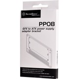 SilverStone SST-PP08B kit di fissaggio, Adattatore Nero, 86 mm, 150 mm, 10 mm