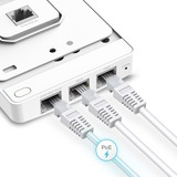 TP-Link EAP235-Wall 867 Mbit/s Bianco Supporto Power over Ethernet (PoE), Punto di accesso bianco, 867 Mbit/s, 300 Mbit/s, 867 Mbit/s, 10,100,1000 Mbit/s, 2.4 - 5 GHz, IEEE 802.11a, IEEE 802.11ac, IEEE 802.11b, IEEE 802.11g, IEEE 802.11n, IEEE 802.1x, IEEE 802.3af,...