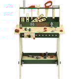 Theo Klein Bosch - banco da lavoro in legno con pino medio, I ragazzi di attrezzo 