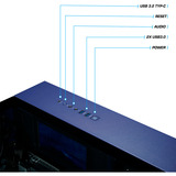 Thermaltake PC-000136-DE, PC Gaming viola/trasparente