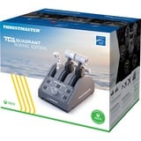 Thrustmaster TCA Quadrant Boeing Edition Grigio USB Joystick PC, Xbox, Xbox One X, Xbox Series S, Valvola a farfalla grigio, Joystick, PC, Xbox, Xbox One X, Xbox Series S, Cablato, USB, Grigio, Cavo