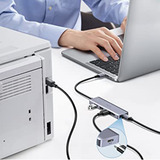 UGREEN 70336 hub di interfaccia USB 3.2 Gen 1 (3.1 Gen 1) Type-C 5000 Mbit/s, Hub USB grigio, USB 3.2 Gen 1 (3.1 Gen 1) Type-C, USB 3.2 Gen 1 (3.1 Gen 1) Type-A, 5000 Mbit/s, 0,15 m, Samsung: Galaxy S10 / S10 + / S9 / S9 + / S8 / S8 + / Note 9 / Note 8/ Note 10+/ Note 10 Huawei:..., 104 mm