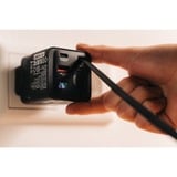 Verbatim GaN Charger 65W Universale Nero AC Ricarica rapida Interno, Caricabatterie Nero, Interno, AC, 20 V, 0,8 m, Nero