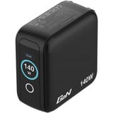 Verbatim Mini caricatore GaN con display, Caricabatterie Nero