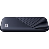 WD My Passport 1000 GB Blu, Disco a stato solido blu, 1000 GB, USB tipo-C, 3.2 Gen 2 (3.1 Gen 2), 1050 MB/s, Protezione della password, Blu