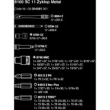 Wera 8100 SC 11 Zyklop Metal, Set di strumenti Nero/Verde