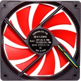 Xilence XPF120.R.PWM Case per computer Ventilatore 12 cm Nero, Rosso Ventilatore, 12 cm, 1500 Giri/min, 28 dB, 57,9 pdc/min, Nero, Rosso