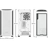 be quiet! BGW62, Chassis Tower bianco