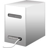 goobay Cavo di rete Cat.6, U/UTP grigio