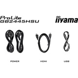 iiyama GB2445HSU-B2, Monitor di gioco Nero (opaco)