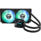 ASUS Prime LC 240 ARGB Case per computer Raffreddatore di liquidi tutto in uno 12 cm Nero, Raffreddamento ad acqua Nero, Raffreddatore di liquidi tutto in uno, 12 cm, 75,7 m³/h, Nero
