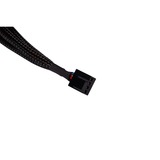 Alphacool Splitter a Y cavo 4 pin a 3x 4 pin PWM, 30 cm, Cavo a Y Nero