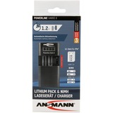 Ansmann Powerline Vario X USB Nero, Polimeri di litio (LiPo), Ioni di Litio, Nichel-Metallo Idruro (NiMH), Stilo AA, Mini Stilo AAA