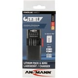 Ansmann Powerline Vario X USB, Caricabatterie Nero, Polimeri di litio (LiPo), Ioni di Litio, Nichel-Metallo Idruro (NiMH), Stilo AA, Mini Stilo AAA