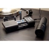 Ansmann Powerline Vario X USB, Caricabatterie Nero, Polimeri di litio (LiPo), Ioni di Litio, Nichel-Metallo Idruro (NiMH), Stilo AA, Mini Stilo AAA