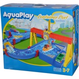 Aquaplay ContainerPort Set da gioco Sistema di canali navigabili, 3 anno/i, Blu, Multicolore