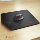 CHERRY MP 1000 Tappetino per mouse per gioco da computer Nero Nero, Nero, Monocromatico, Barra appoggiaferro antiscivolo, Tappetino per mouse per gioco da computer