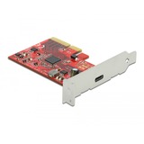 DeLOCK 89035 scheda di interfaccia e adattatore Interno USB 3.2 Gen 2 PCIe, USB 3.2 Gen 2, A basso profilo, PCIe 3.0, 20 Gbit/s, Windows 10, Windows 8.1