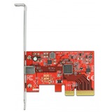 DeLOCK 89035 scheda di interfaccia e adattatore Interno USB 3.2 Gen 2 PCIe, USB 3.2 Gen 2, A basso profilo, PCIe 3.0, 20 Gbit/s, Windows 10, Windows 8.1