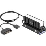 DeLOCK Dissipatore M.2 per SSD 2280, Dissipatore di calore Nero